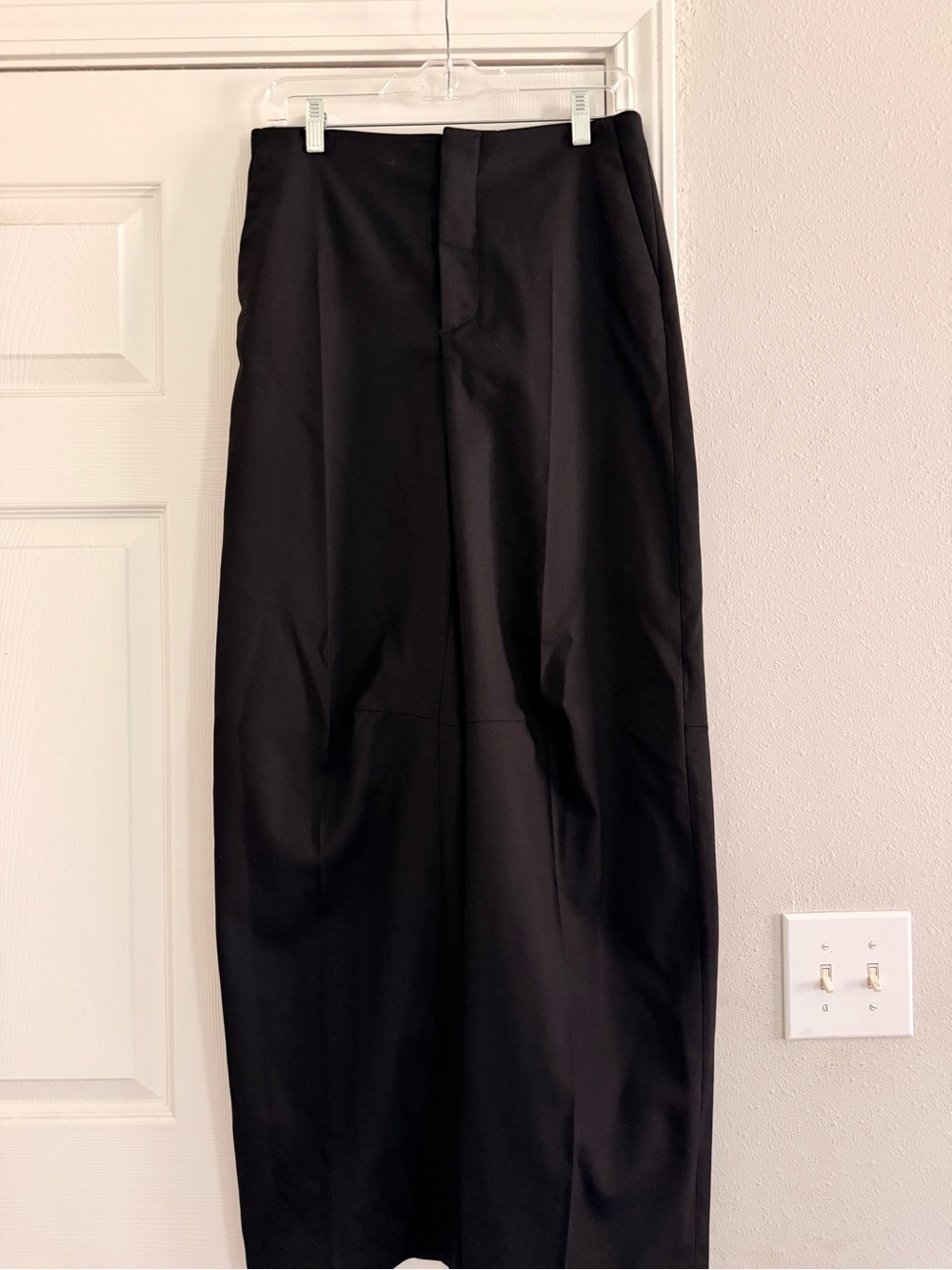 Women Black Dress Pants - Classic Straight Fit